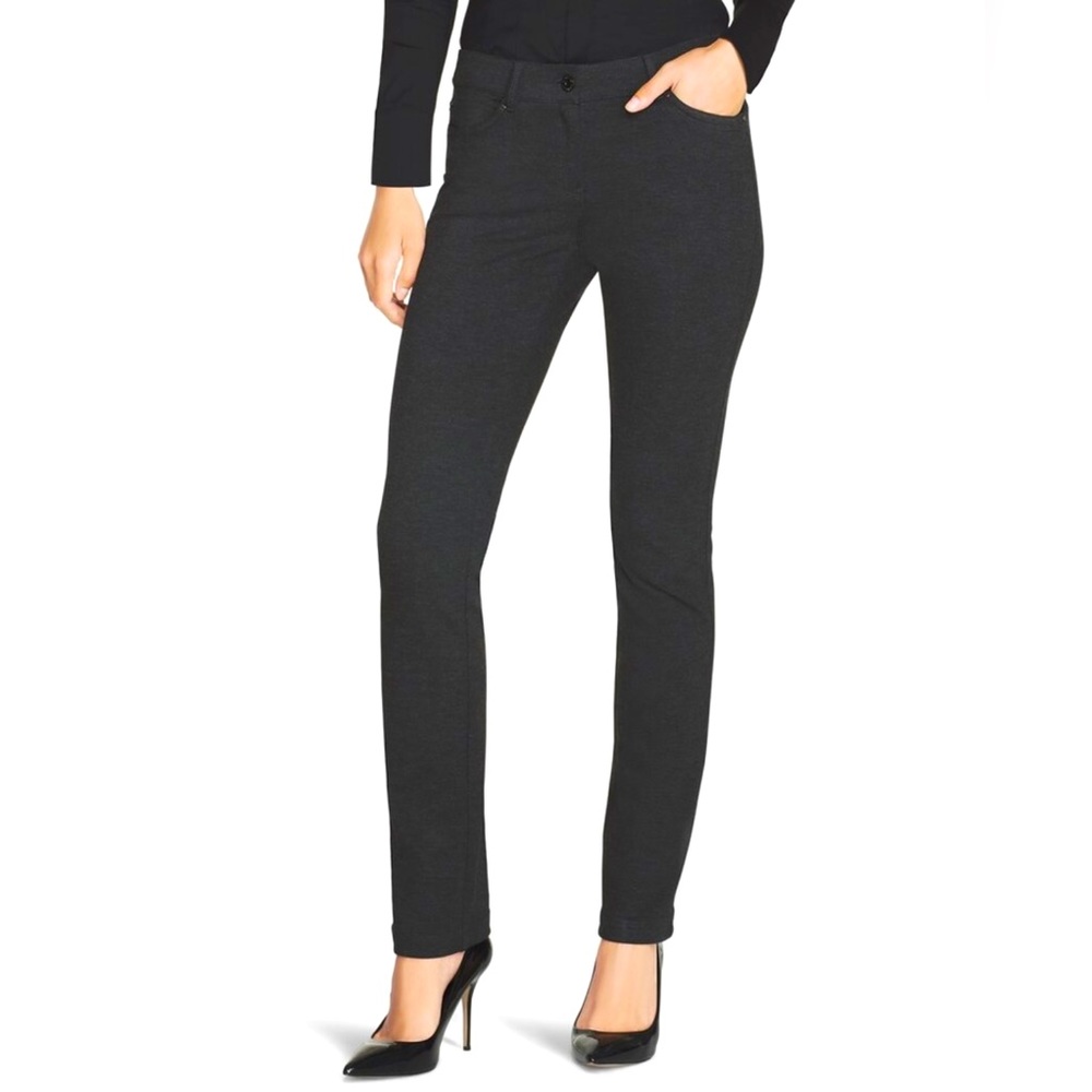 White House Black Market Gray Slim Ponte Pant